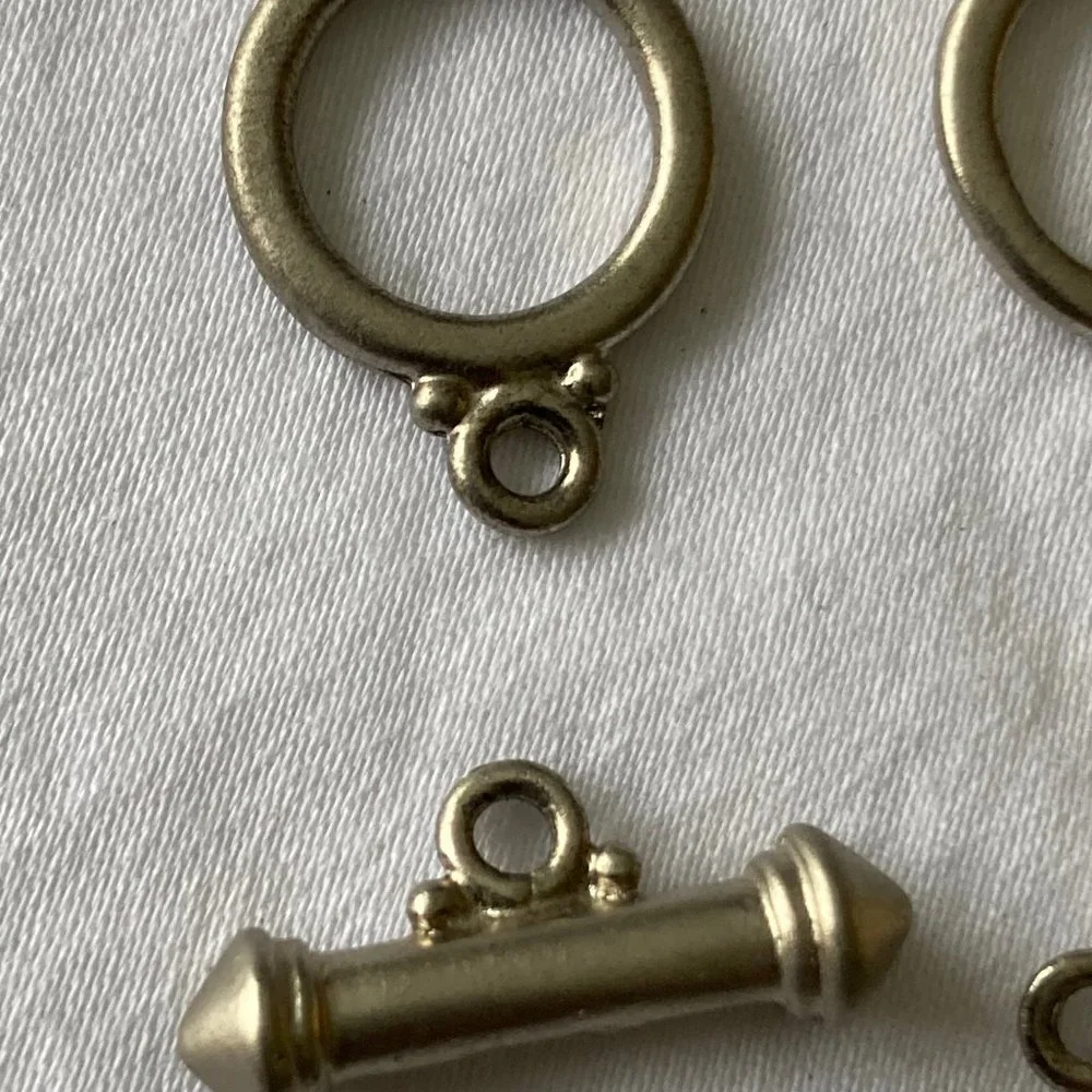 Pewter Toggle Sets for Jewelry Making, Necklaces, and Bracelets.